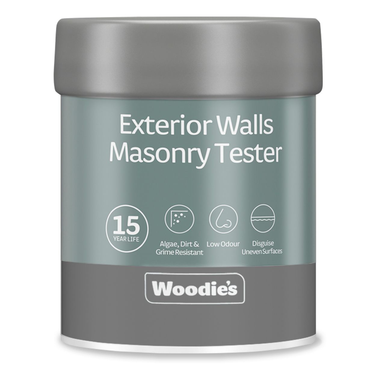 Woodie's Exterior Masonry Tester Dark Grey