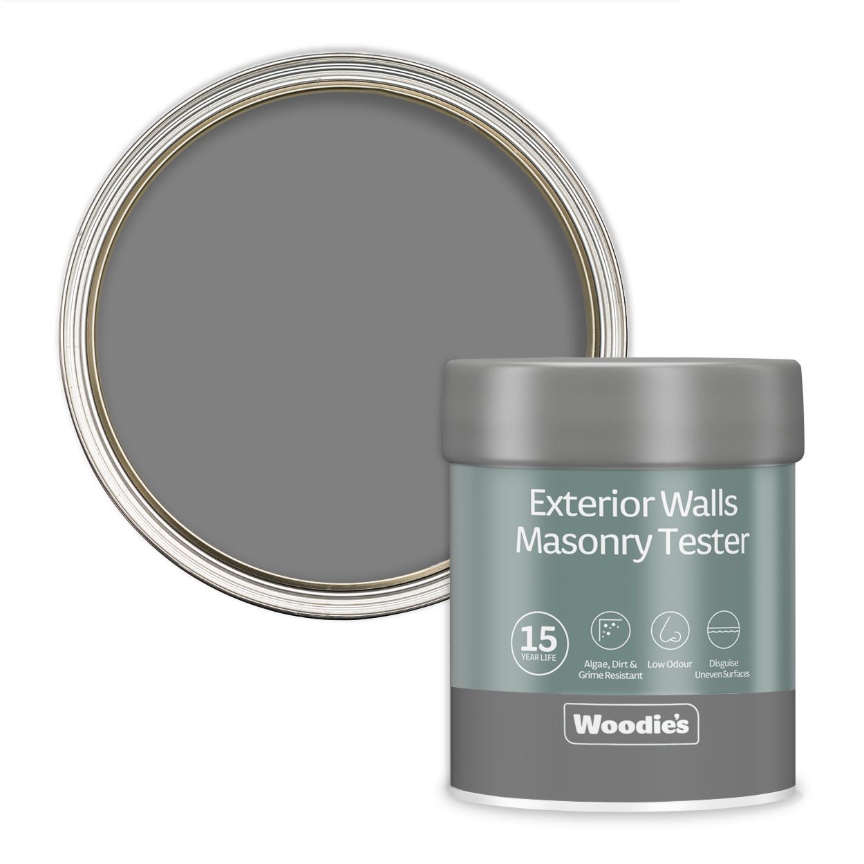 Woodie's Exterior Masonry Tester Dark Grey