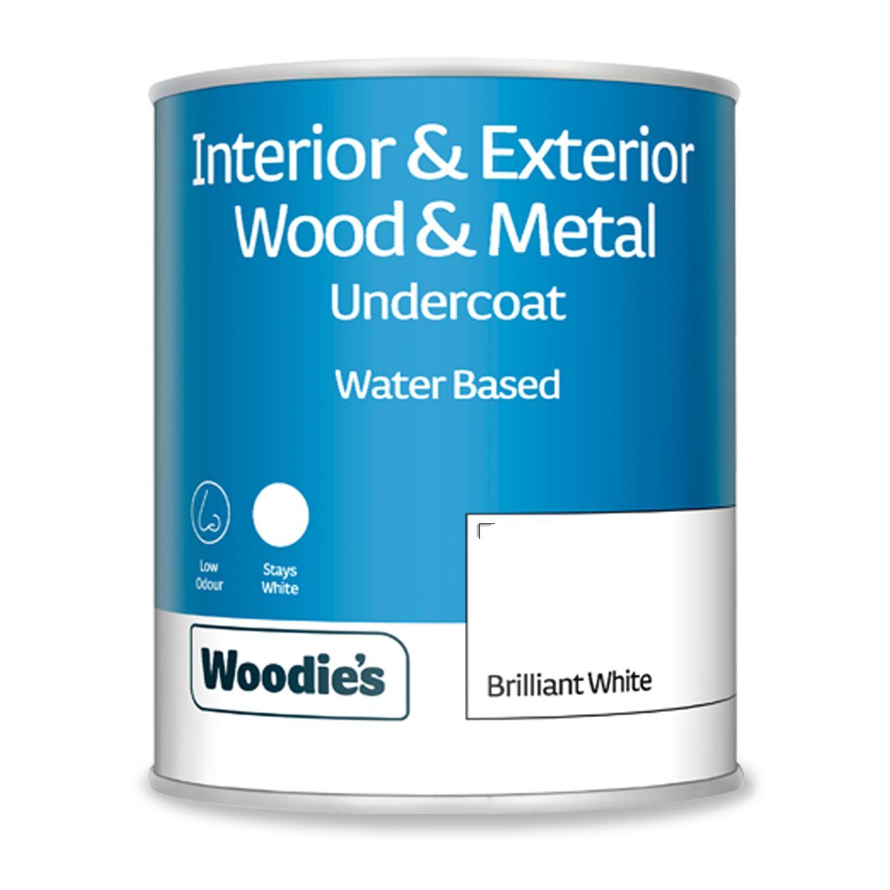 Woodie's Quick Dry Primer Undercoat Brilliant White 750Ml