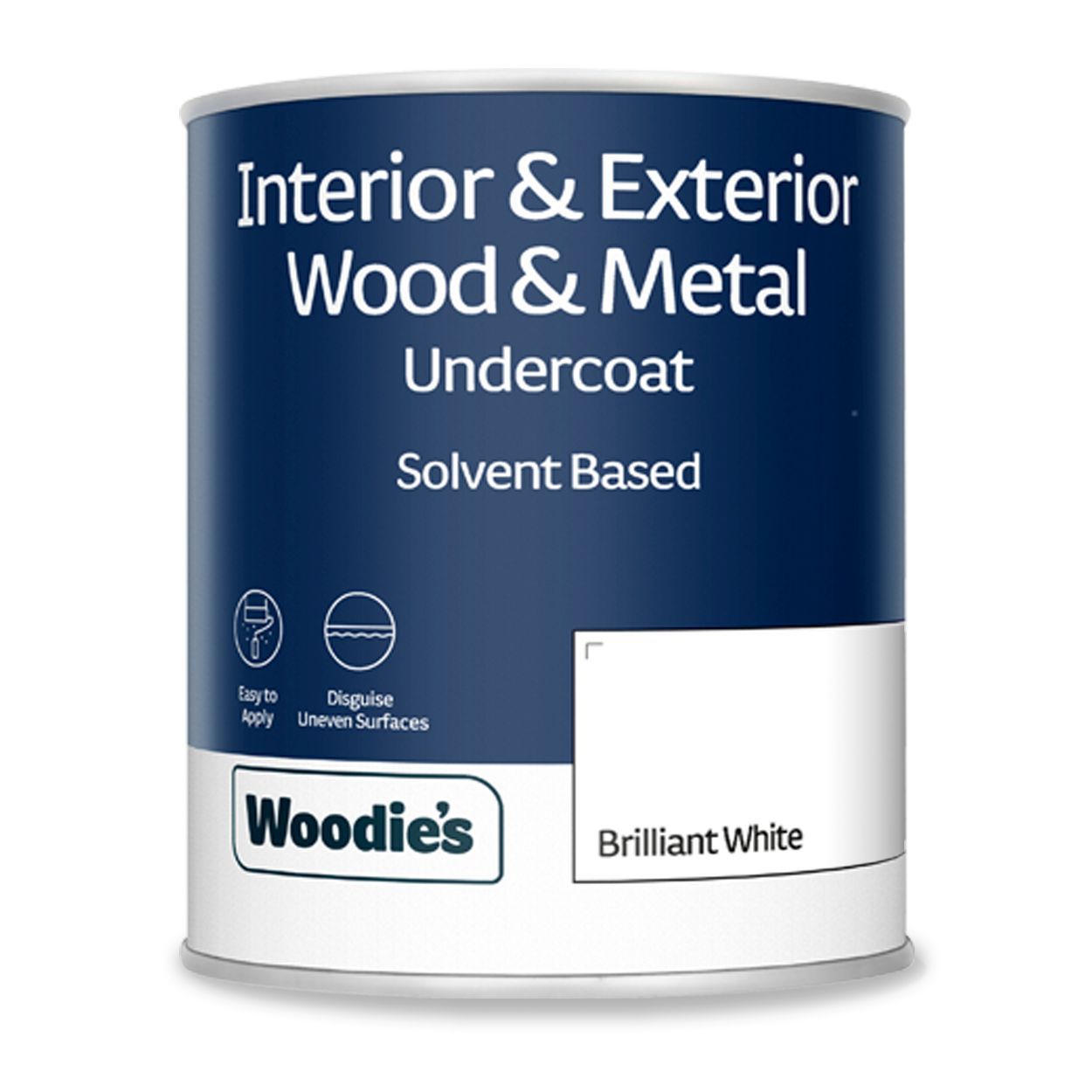 Woodie's Undercoat Brilliant White 750Ml