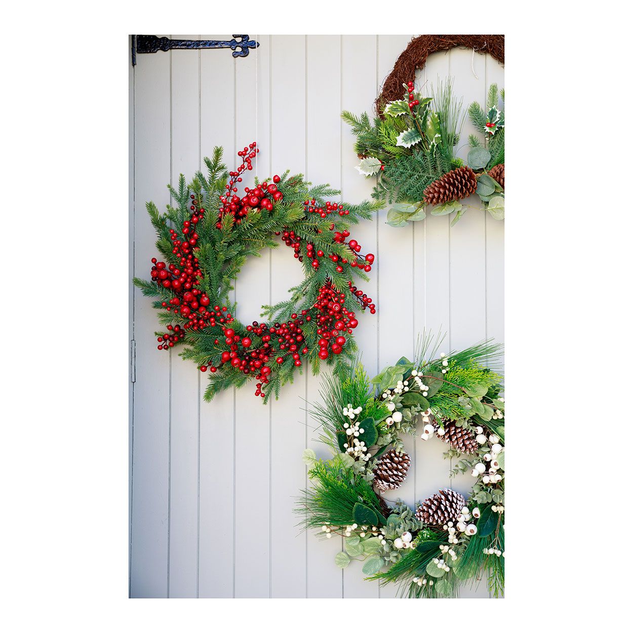 Natural Pinecone Twig Wreath 60cm