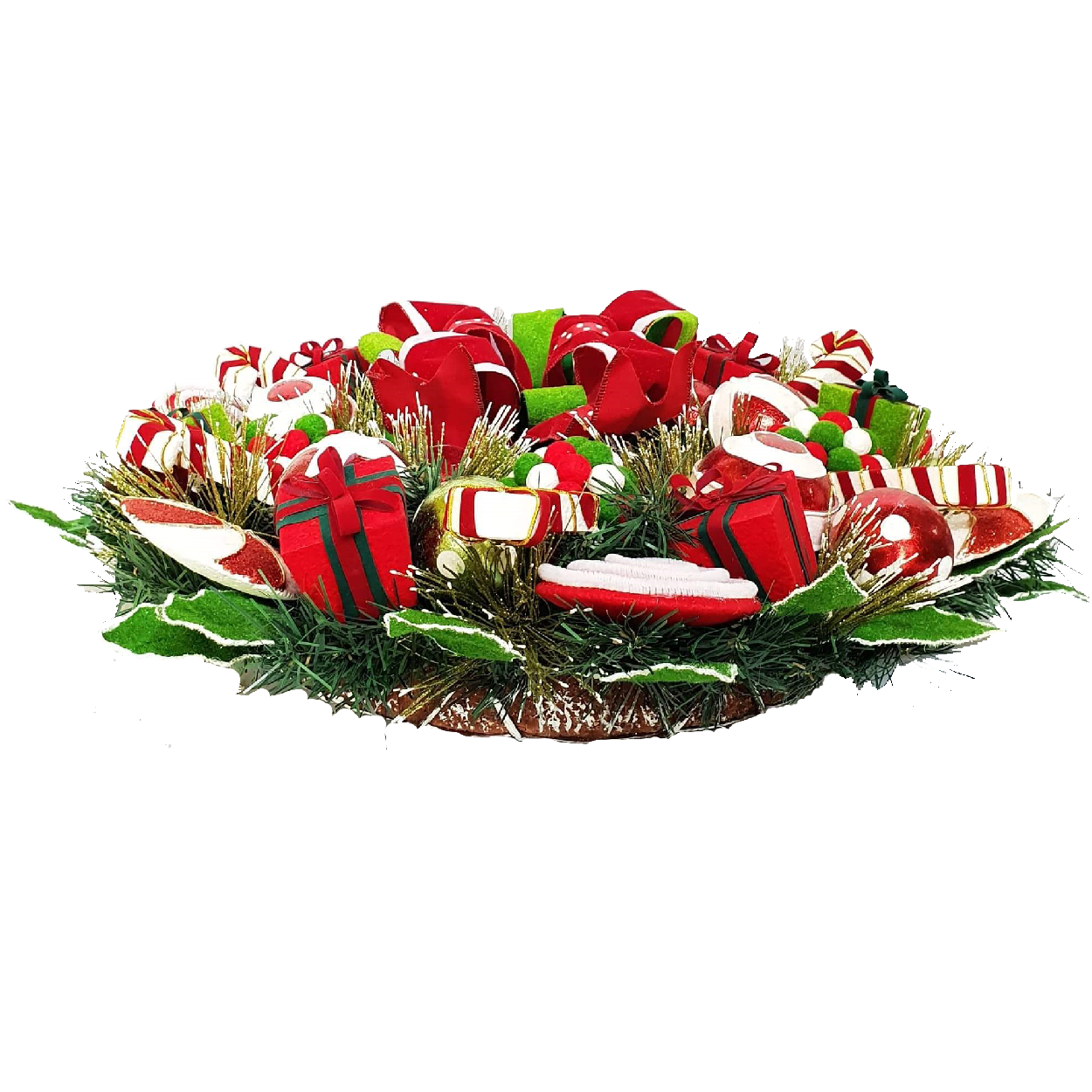 Peppermint Wreath