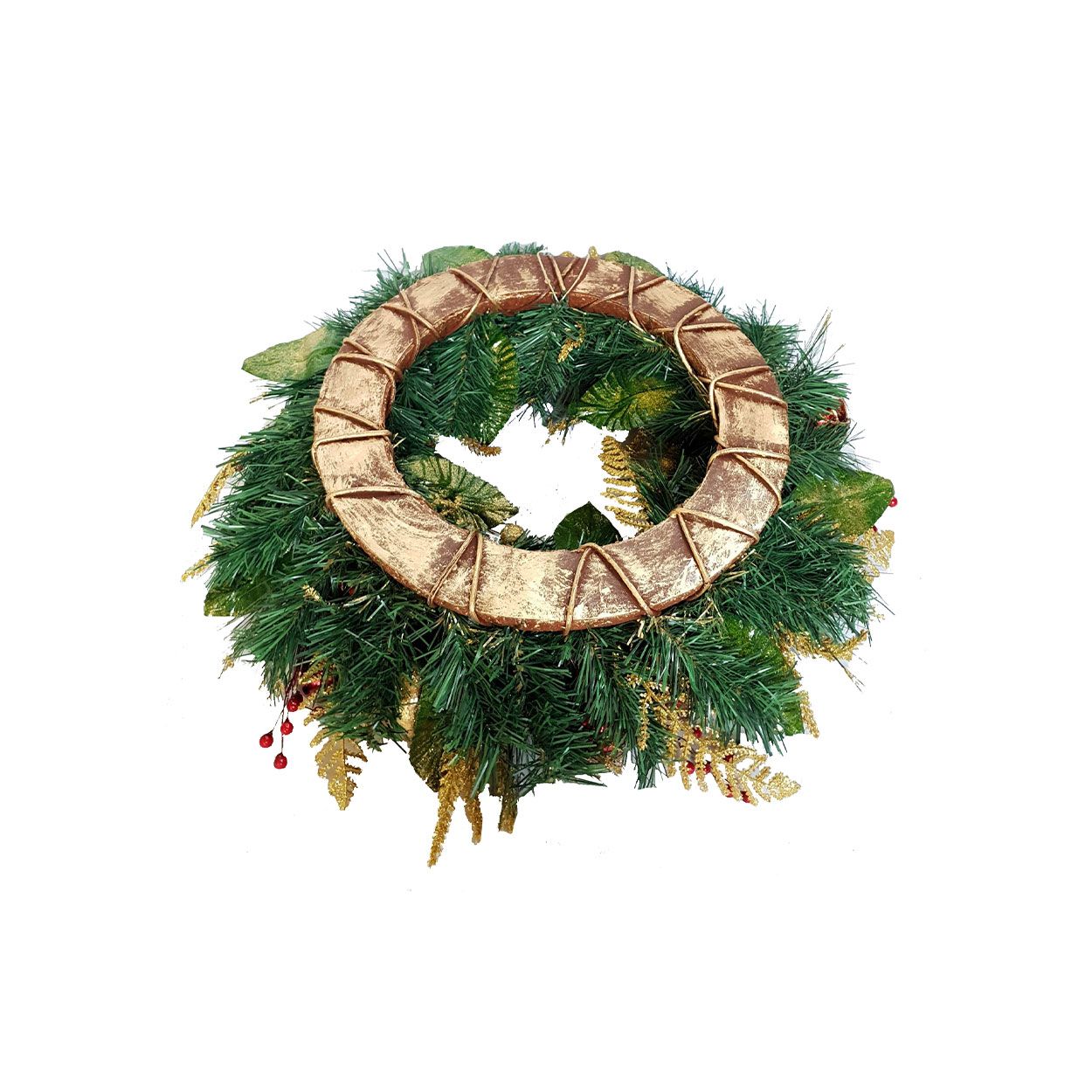 Red Wreath with Gardenia