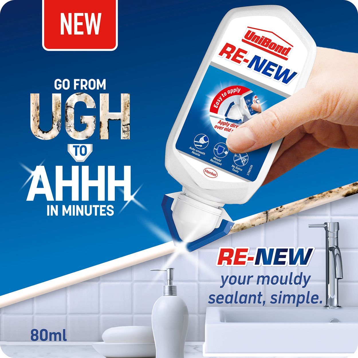UniBond Renew Kitchen & Bathroom Sealant