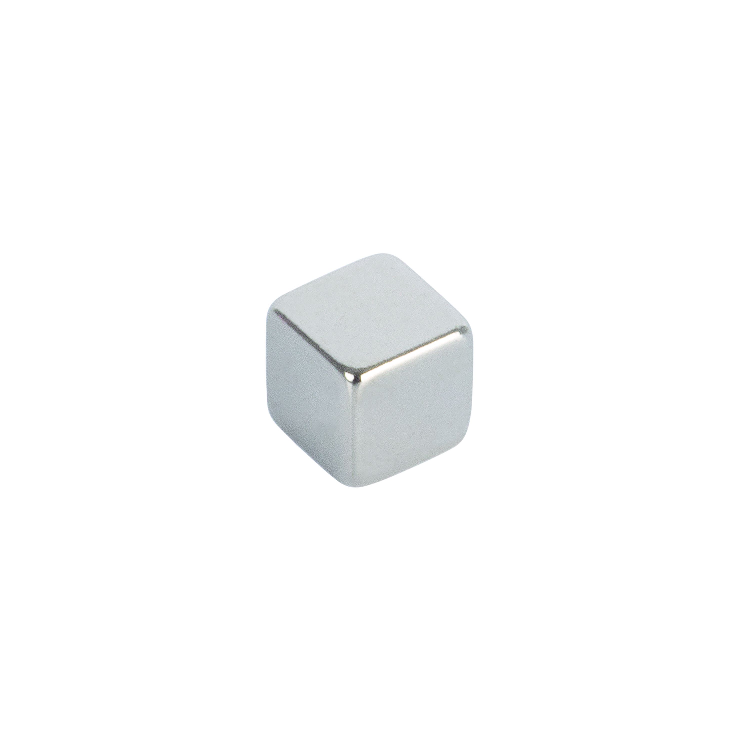 Magnet Cube Neodymium Silver 5 X 5 Mm 8 Pcs.
