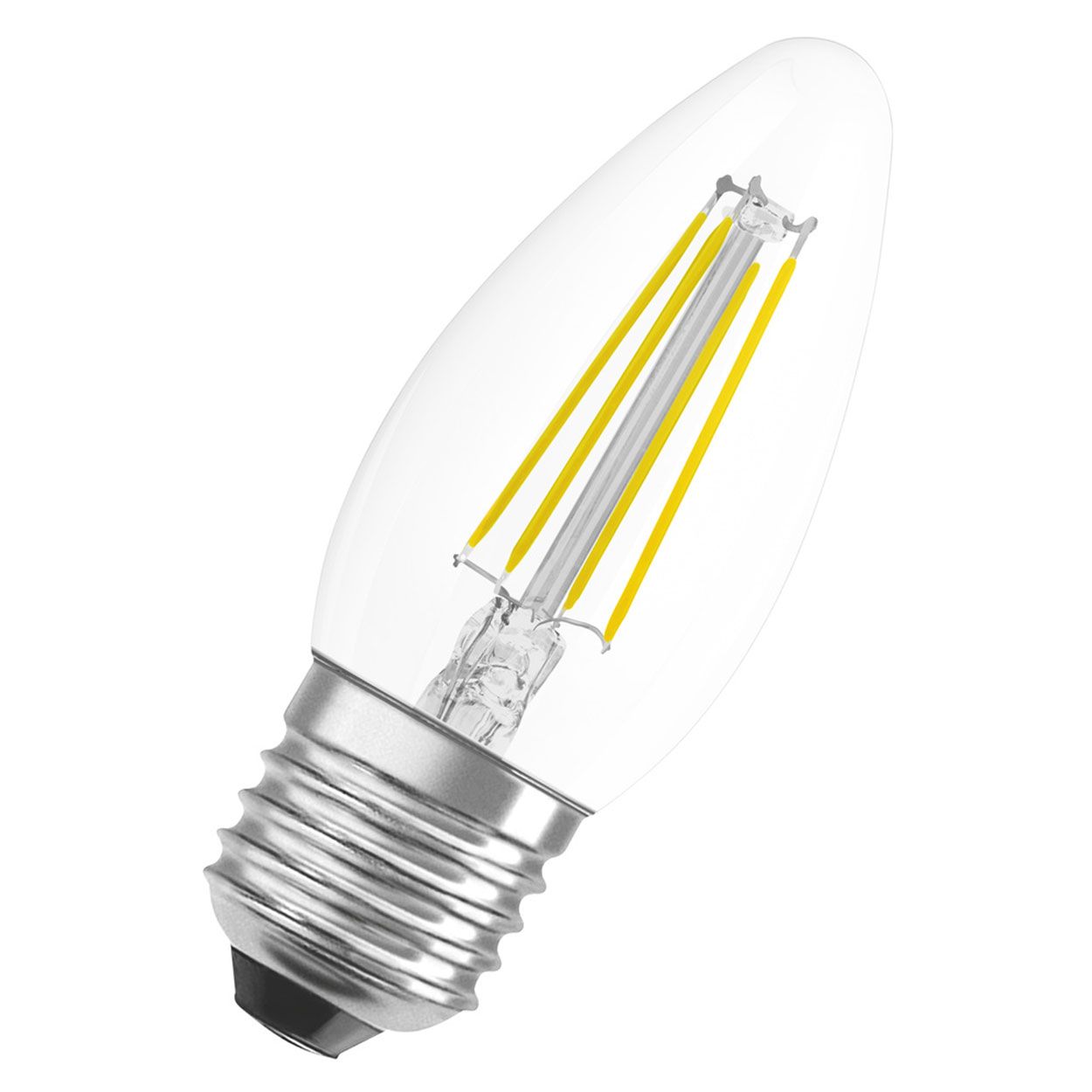 Osram 4W (40W) E27 Led Candle Clear Filament