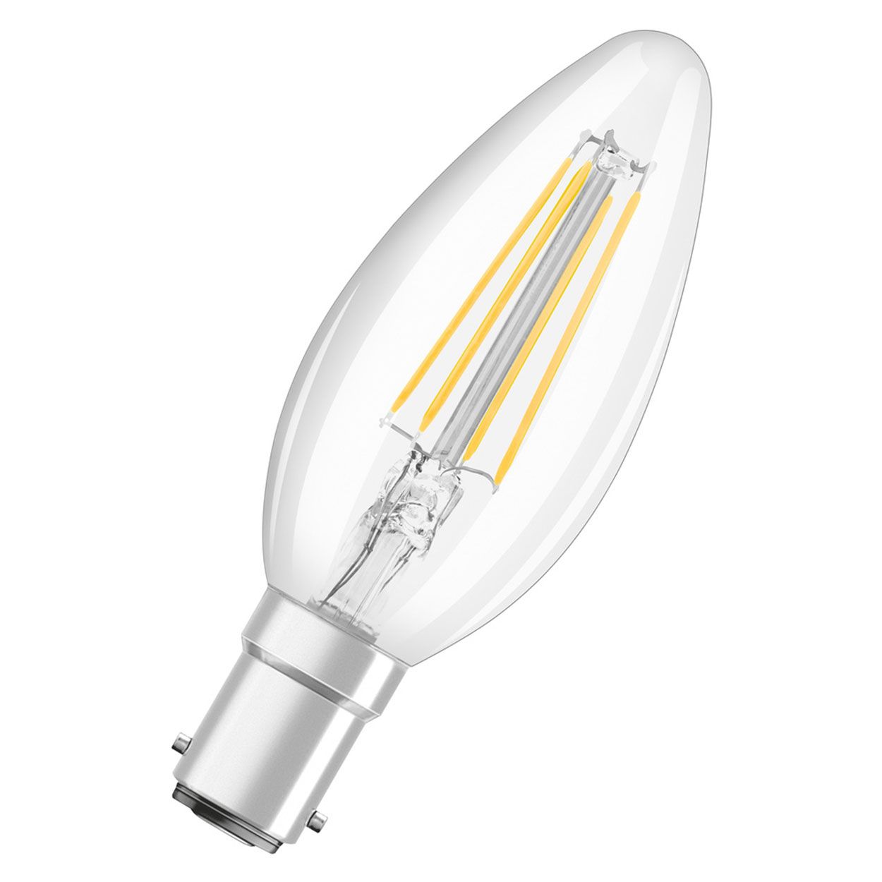 Osram 4W (40W) B15 Led Candle Clear Filament