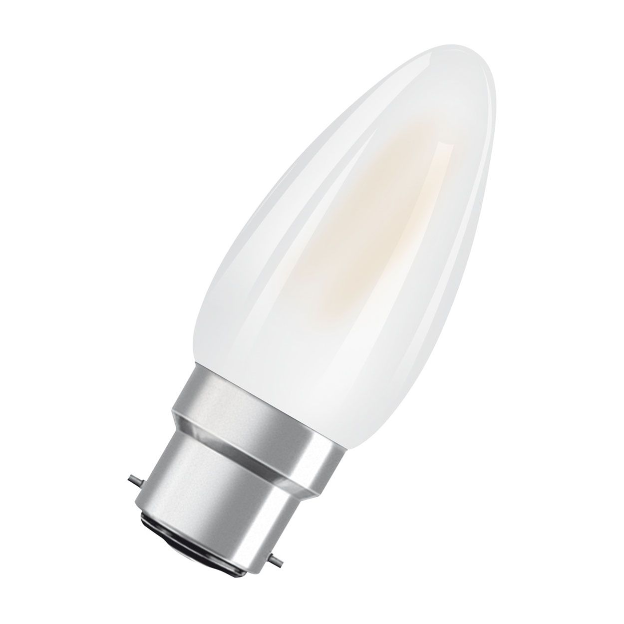 Osram 6W (60W) B22 Led Candle Frosted Filament