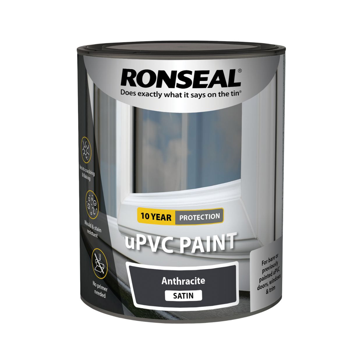 Ronseal Upvc Paint Anthracite Sat 750Ml
