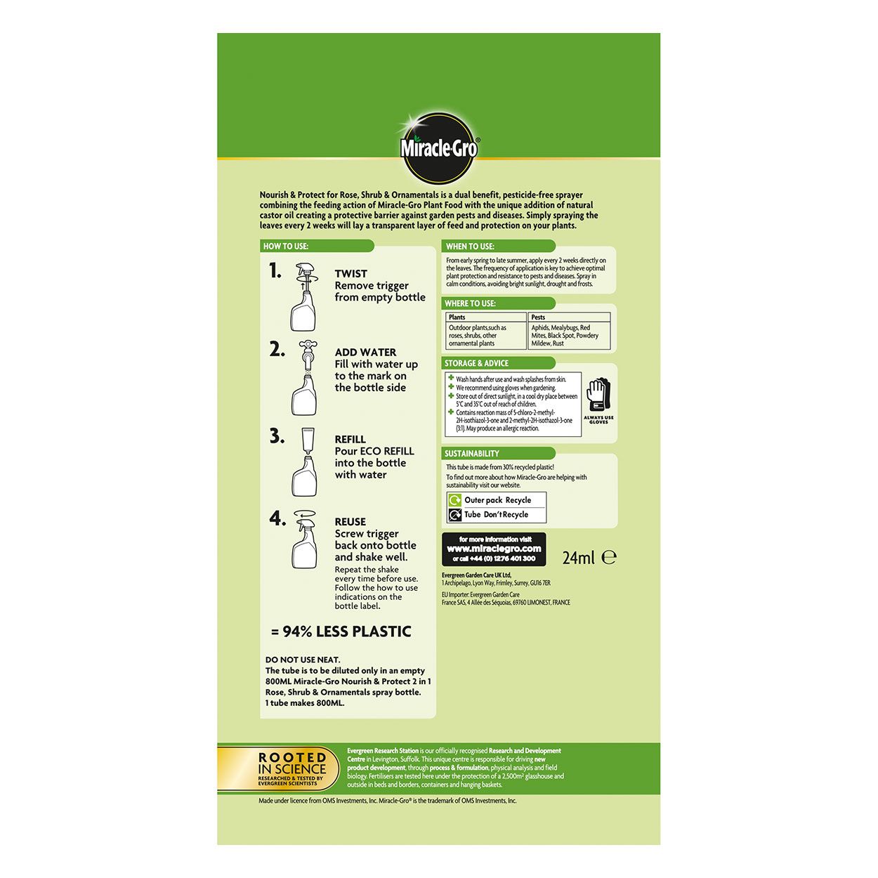 Nourish and Protect Refill Food and Pest Control 27ml