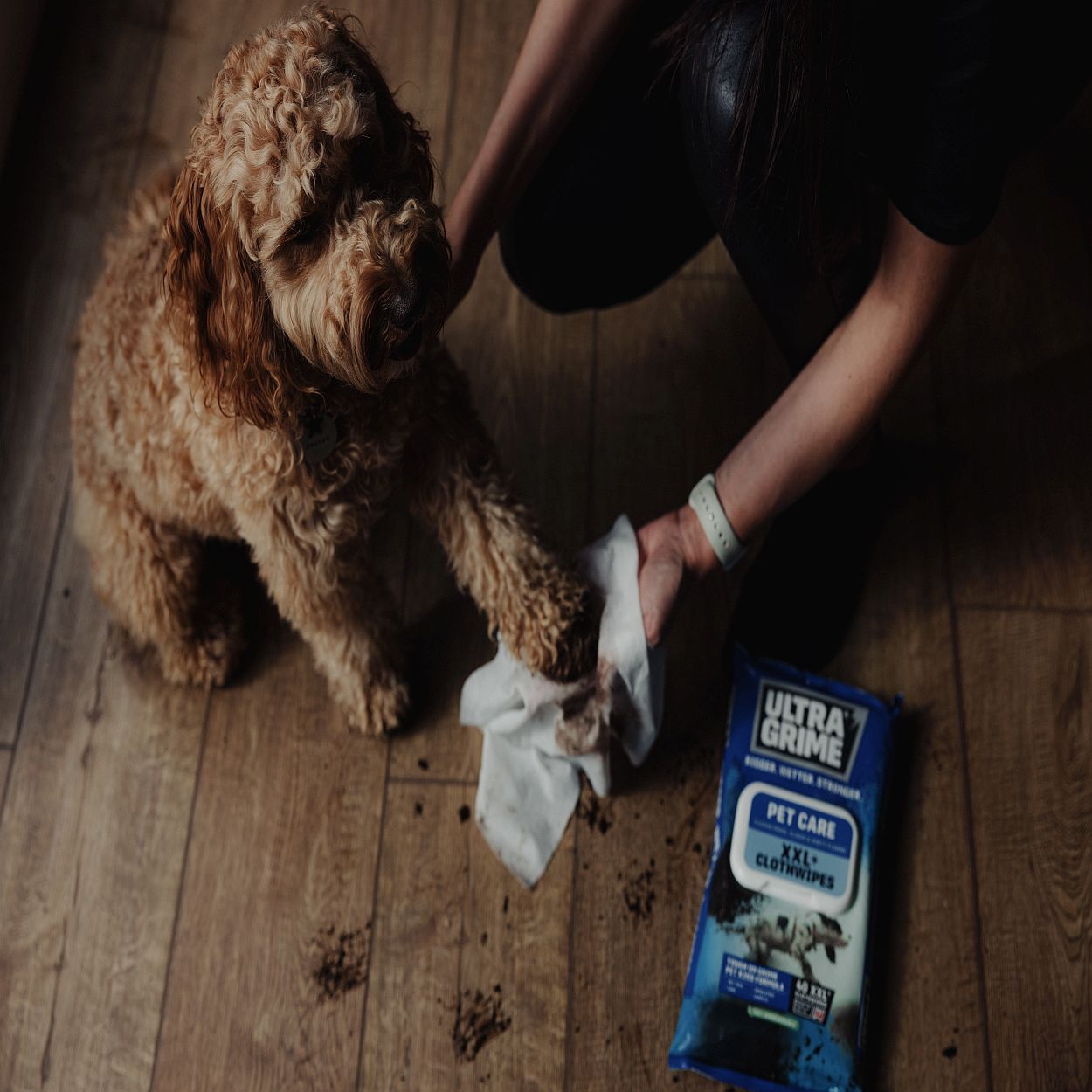 Ultragrime Pet Care Xxl+ Clothwipes 40Pk
