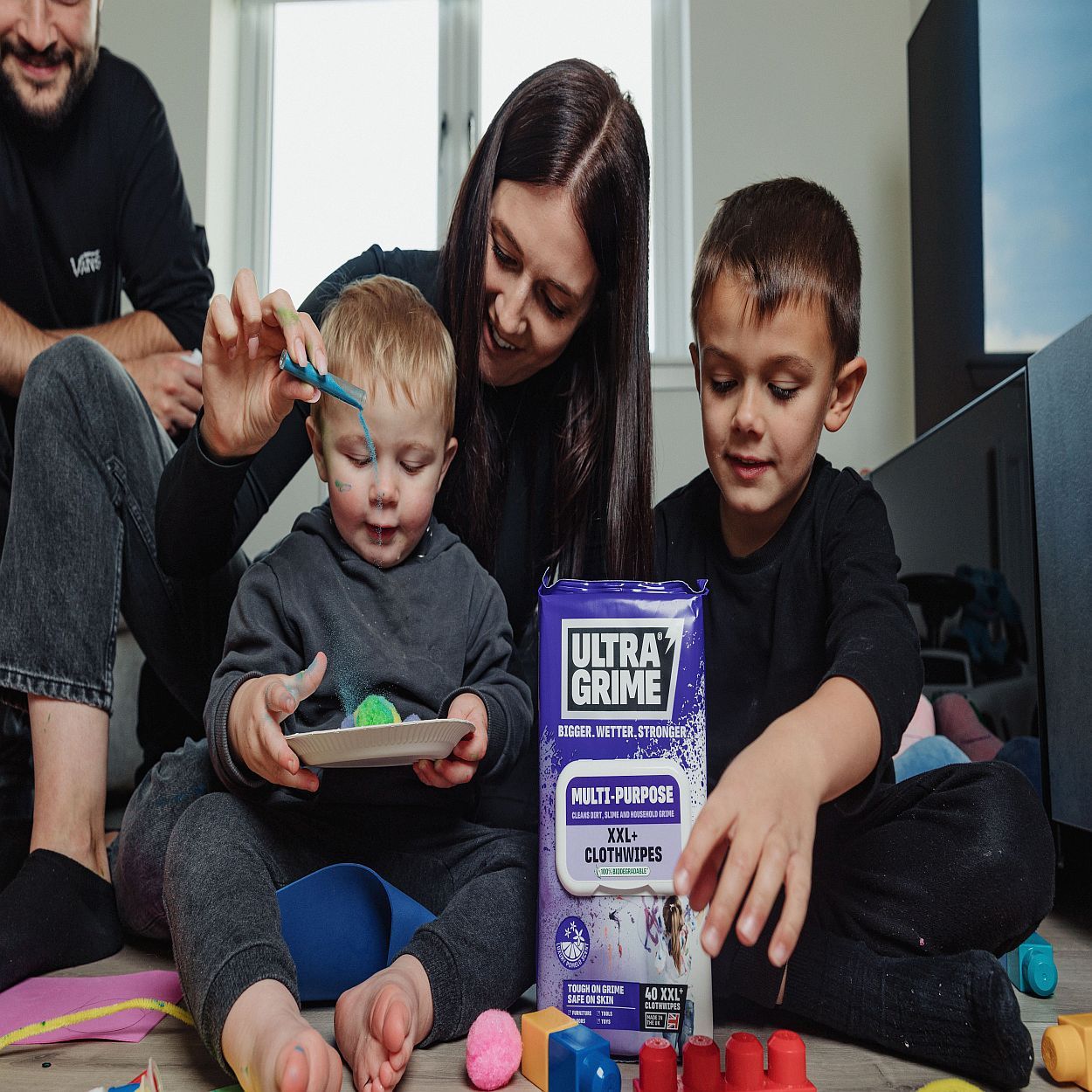 Ultragrime Multi-Purpose Pomelo Scent Xxl+ Clothwipes 40 Pk