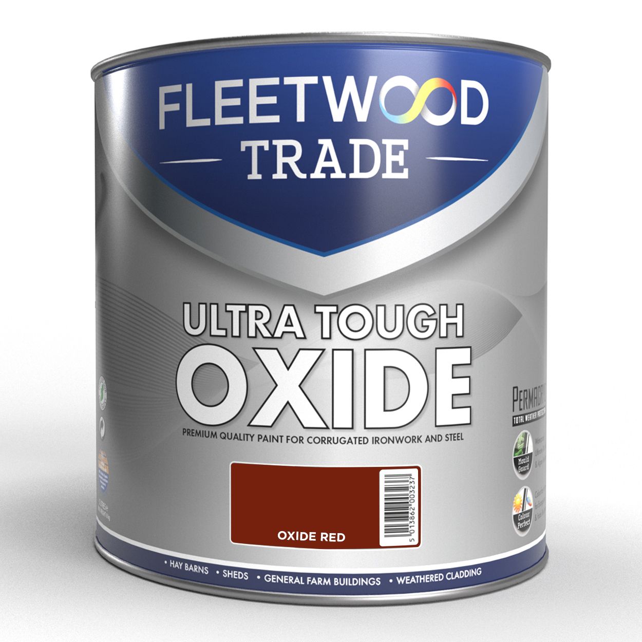 Fleetwood Ultra Tough Oxide Red 2.5Ltr