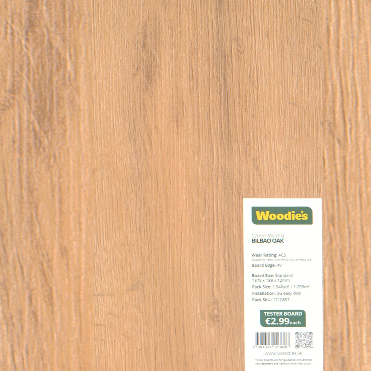 Tester 12mm Bilbao Oak 