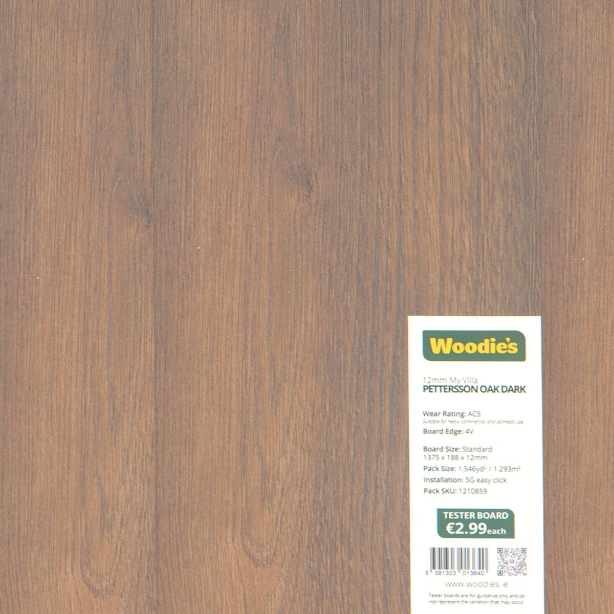 Tester 12mm Pettersson Oak Dark 