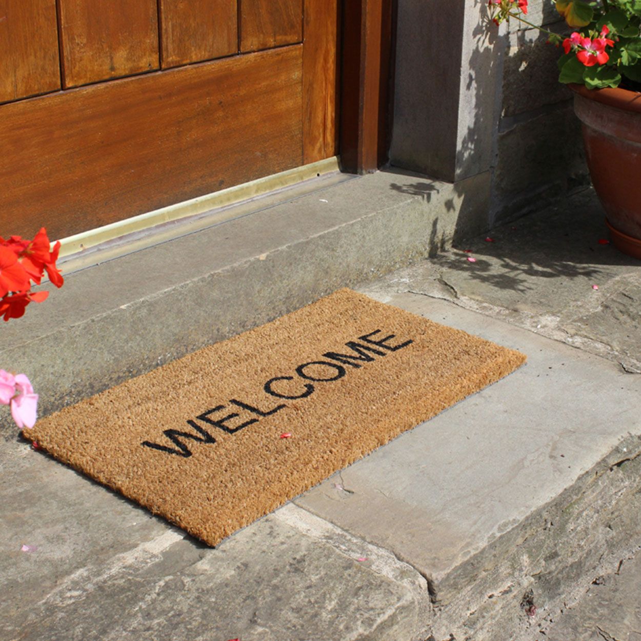 Latex Coir - Welcome Mat 33.5cm x 60cm