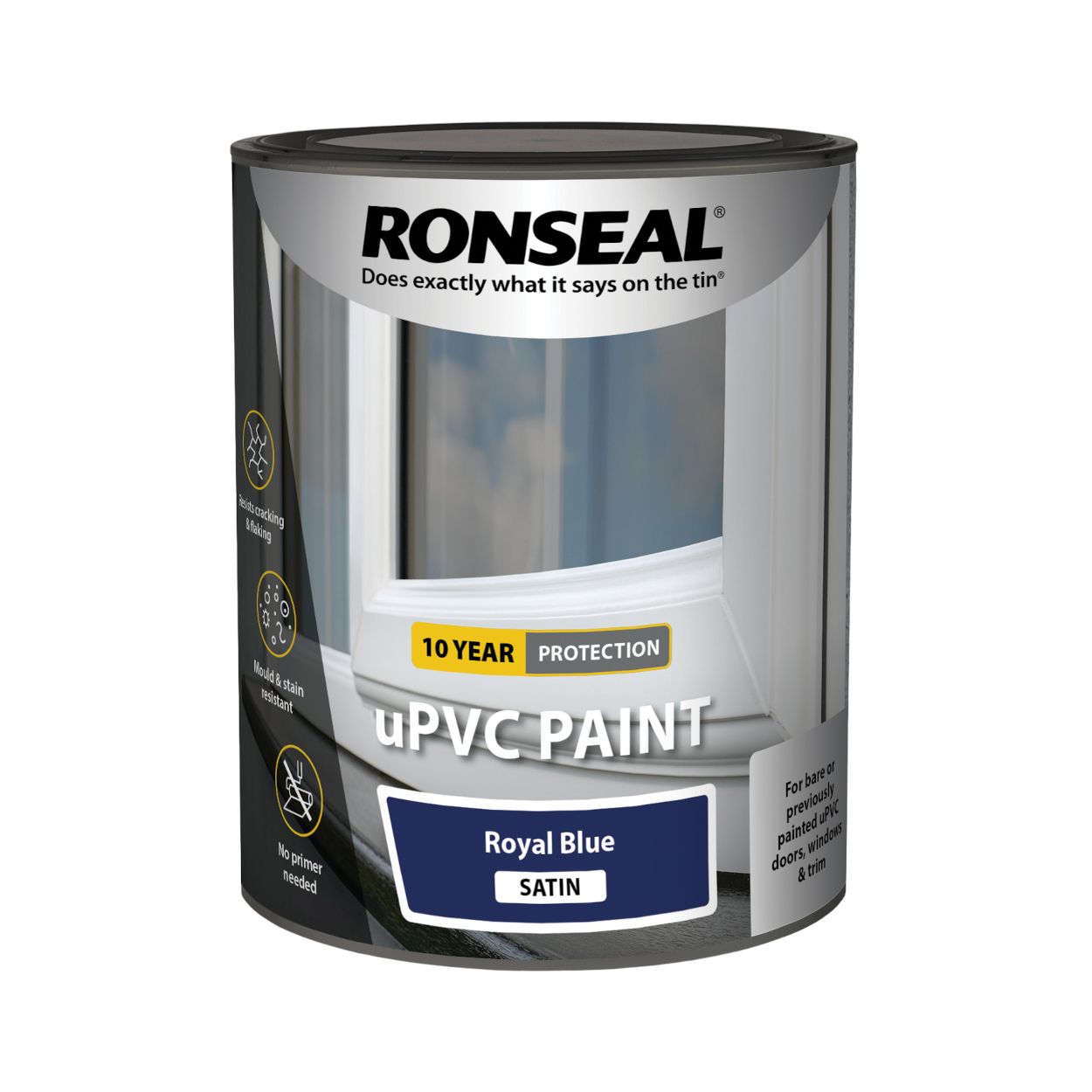 Ronseal Upvc Paint Royal Blue Sat 750Ml