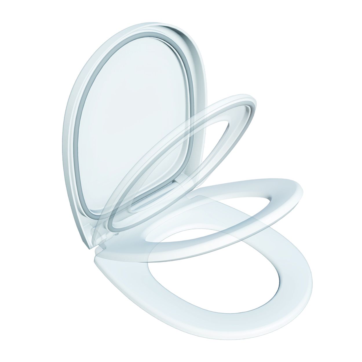Bemis Click and Clean Silent Toilet Seat
