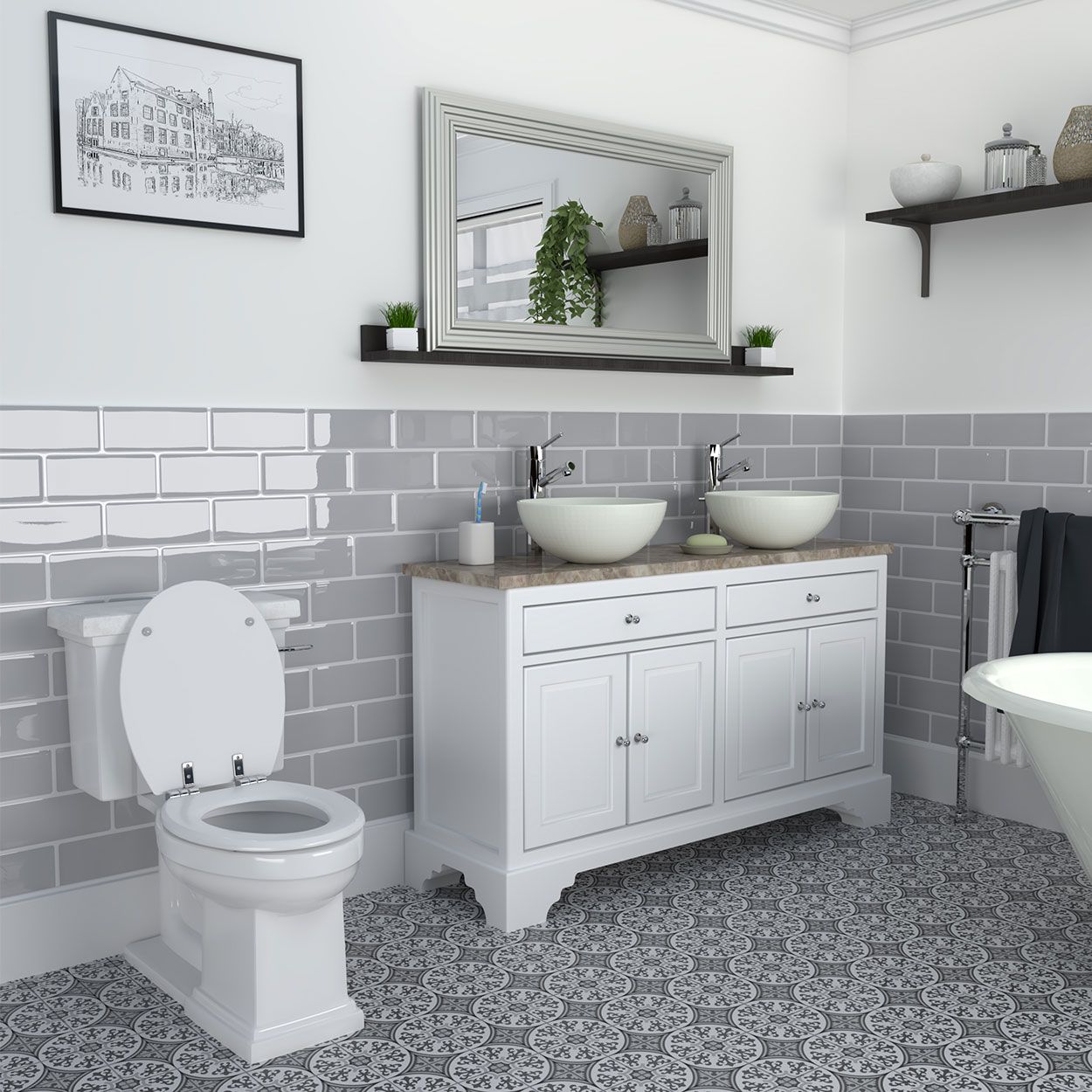 Bemis Cottage Toilet Seat White