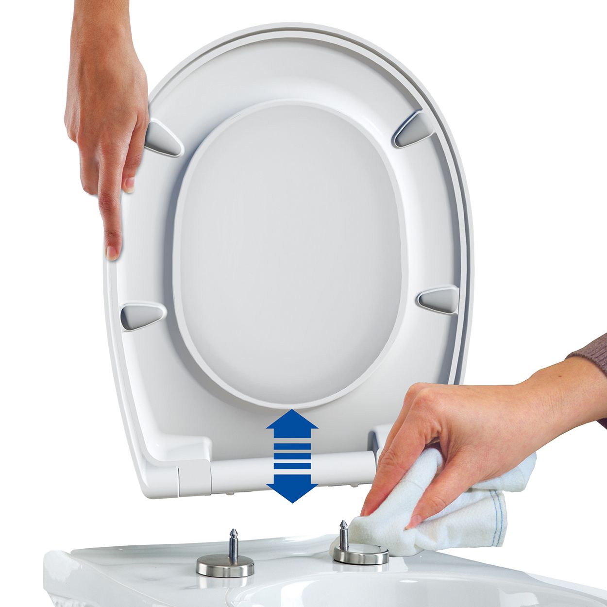 Bemis Click and Clean Classic Toilet Seat