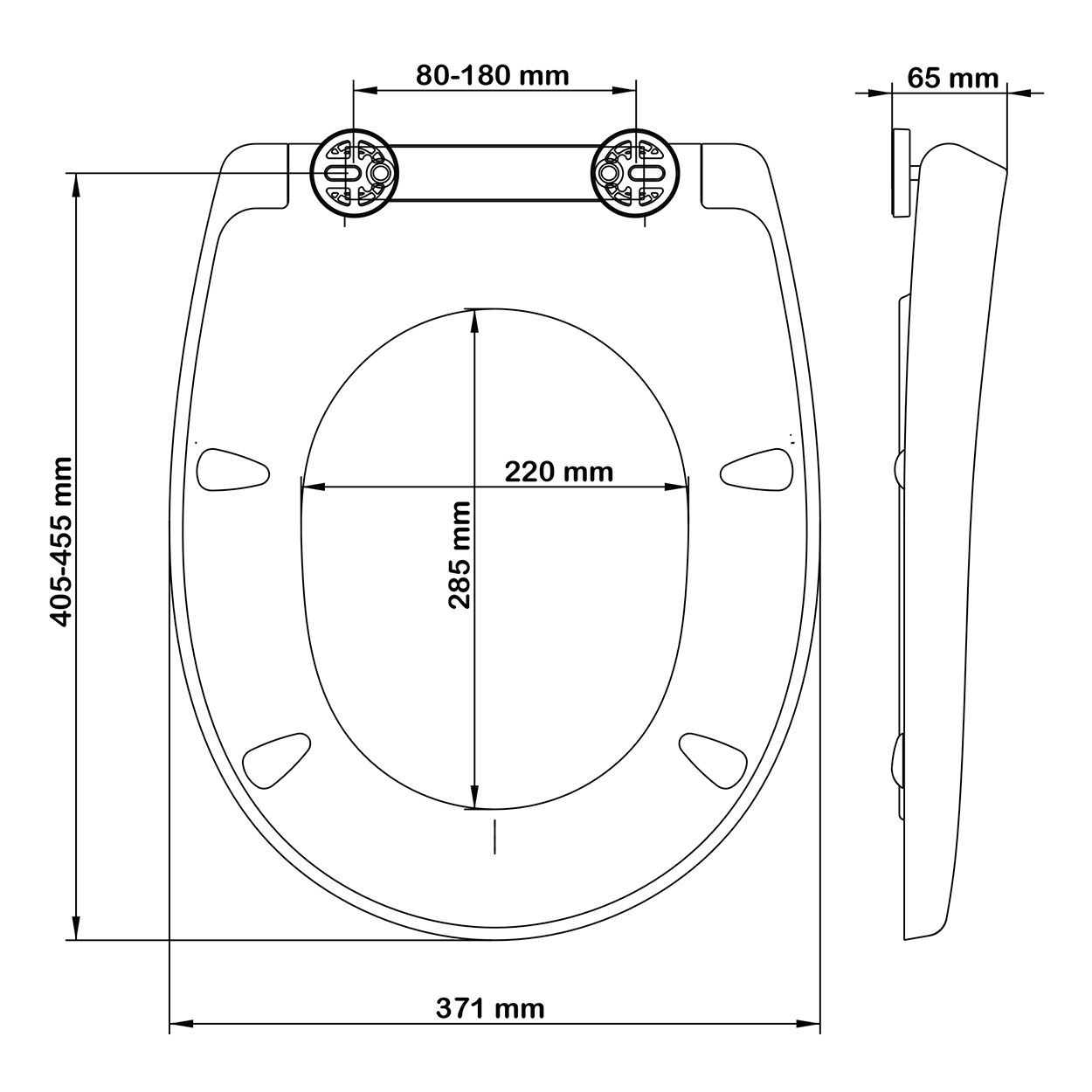 Bemis Click and Clean Classic Toilet Seat