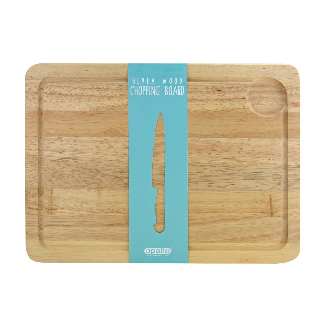 Apollo Rubber Wood Meat Board 40X30Cm