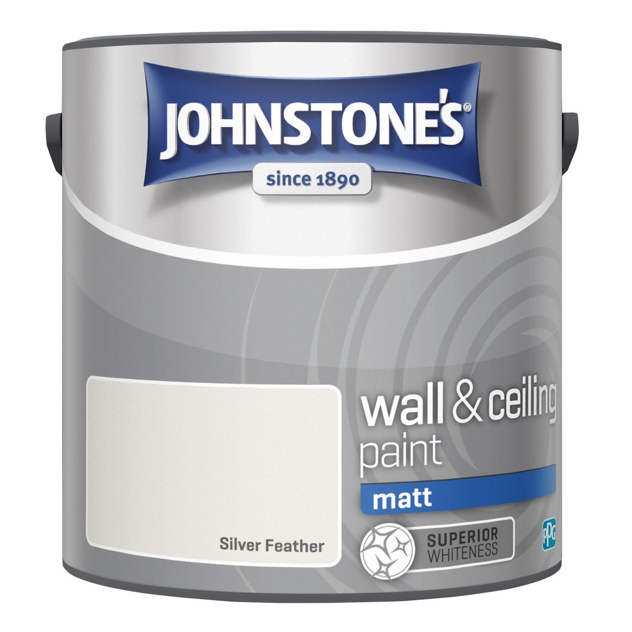 Johnstone'S Vinyl Matt Silver Feather 2.5L