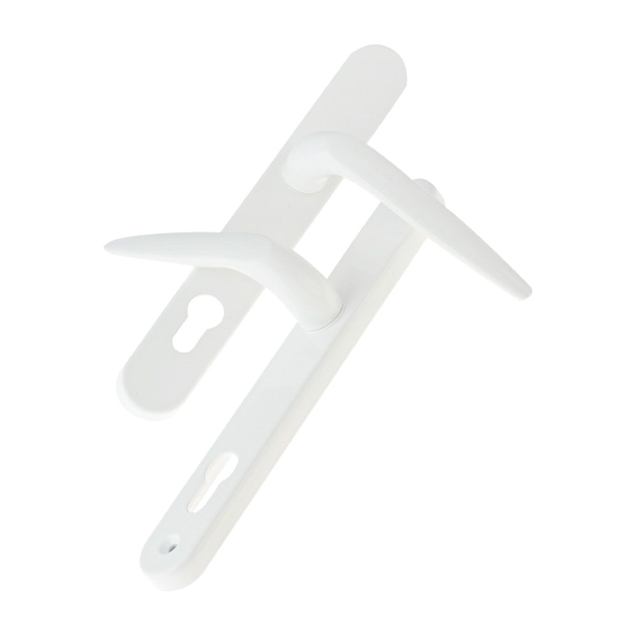 Yale Essentials Long Backplate Door Handle - White