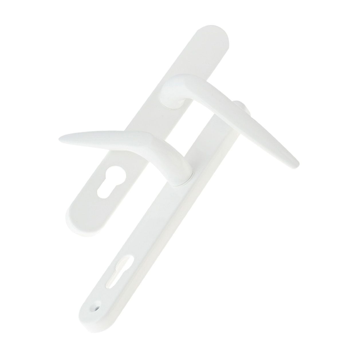 Yale Essentials Long Backplate Door Handle - White