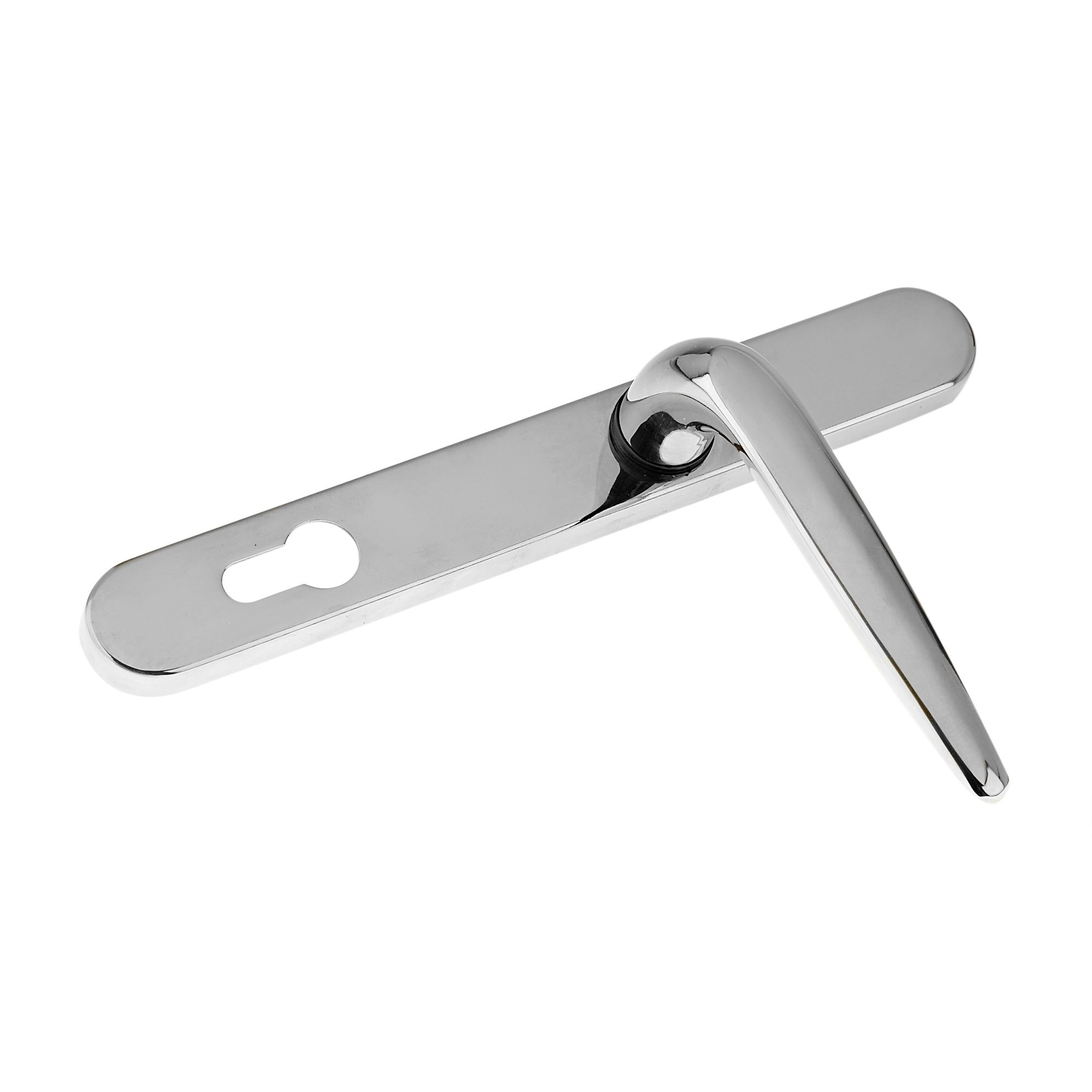 Yale Essentials Long Backplate Door Handle - Chrome