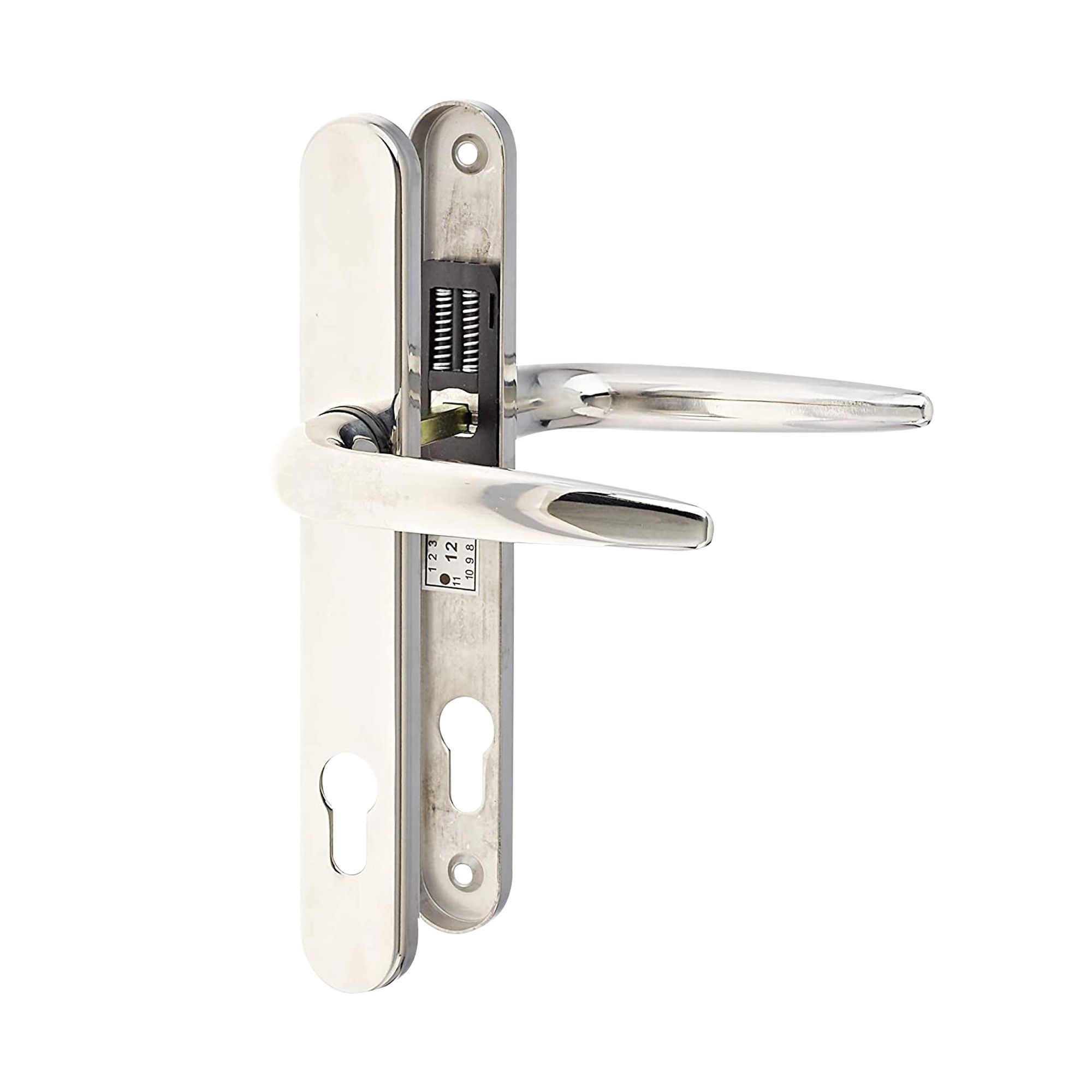 Yale Essentials Long Backplate Door Handle - Chrome