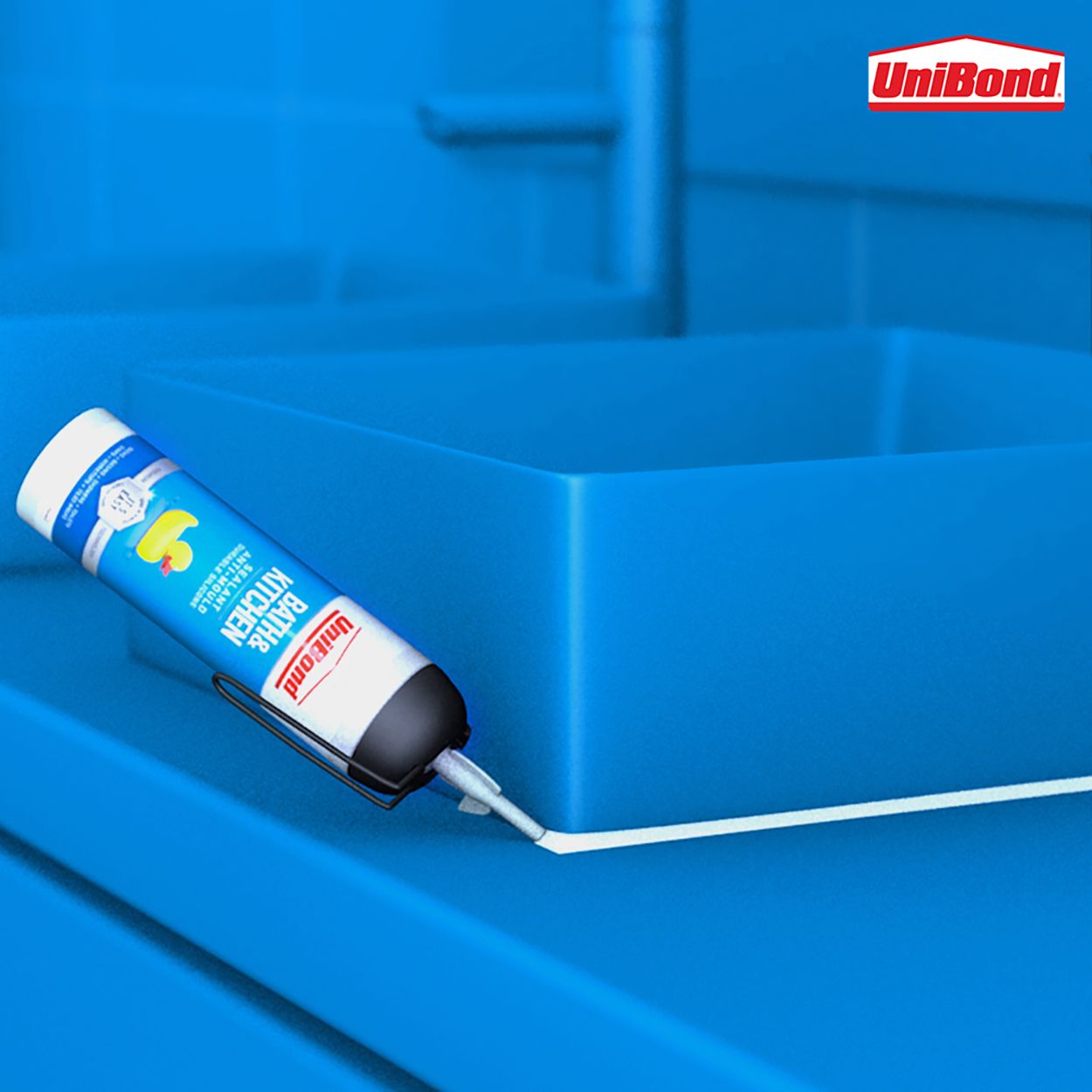 UniBond Bath & Kitchen Sealant White Easy Pulse 104g