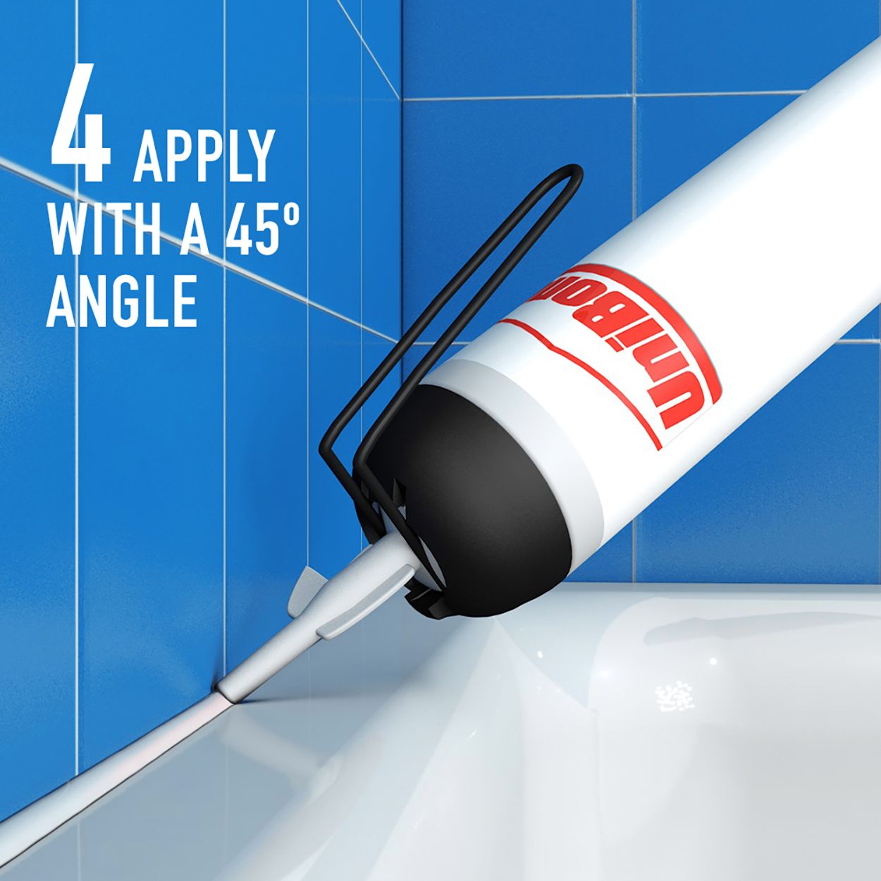 UniBond Bath & Kitchen Sealant Transparent Easy Pulse 208g