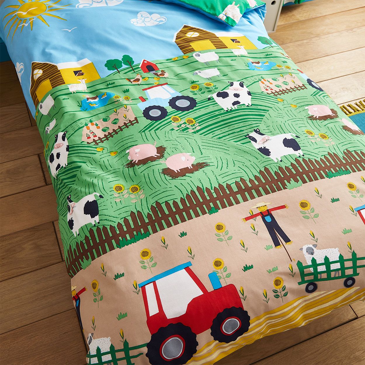 Farmyard Animals Blue