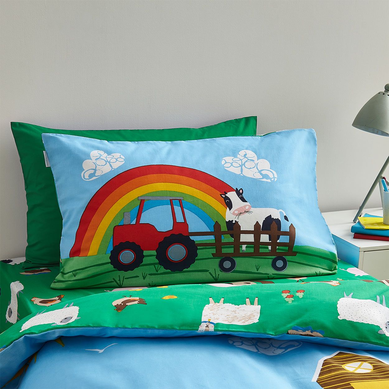 Farmyard Animals Blue