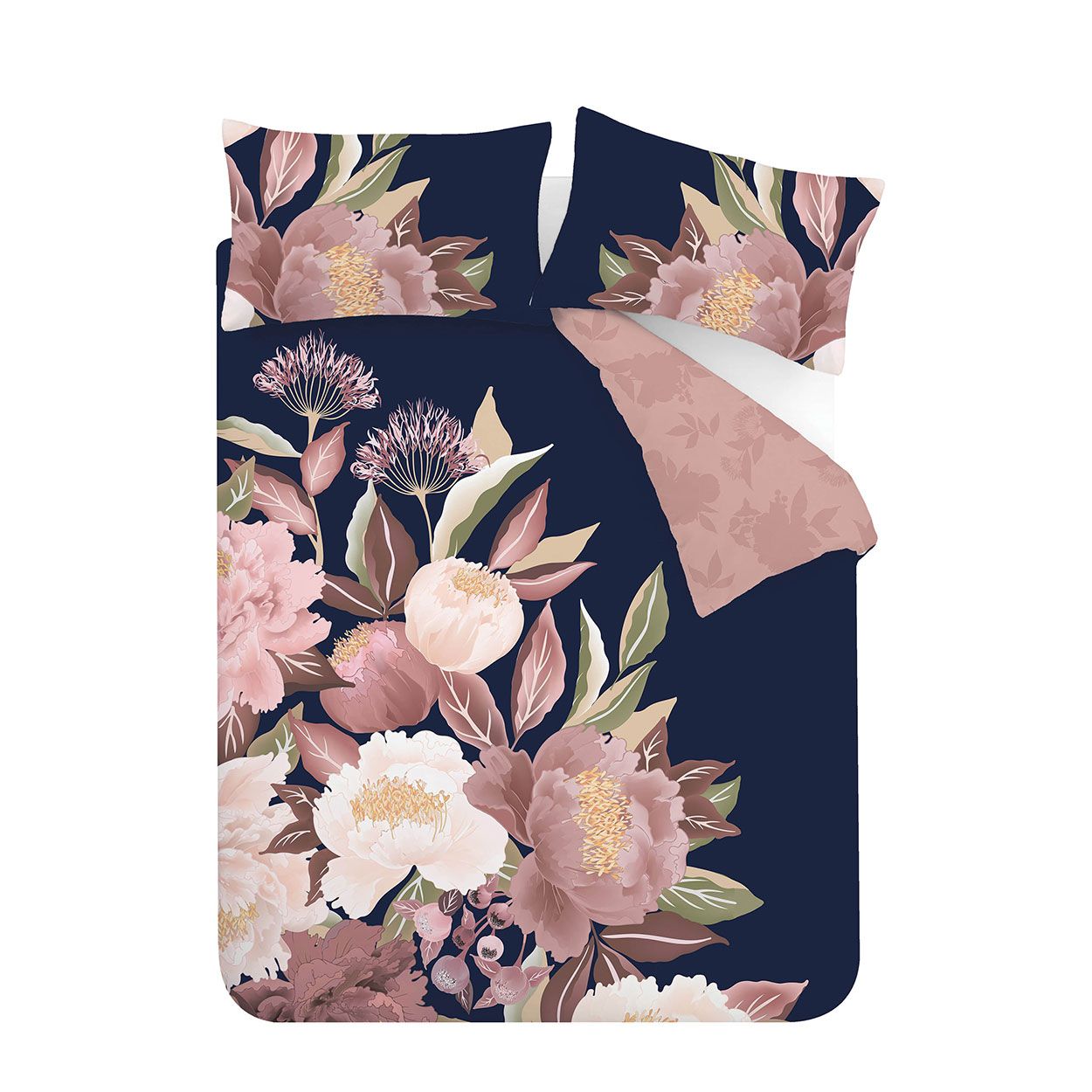 Opulent Floral Navy