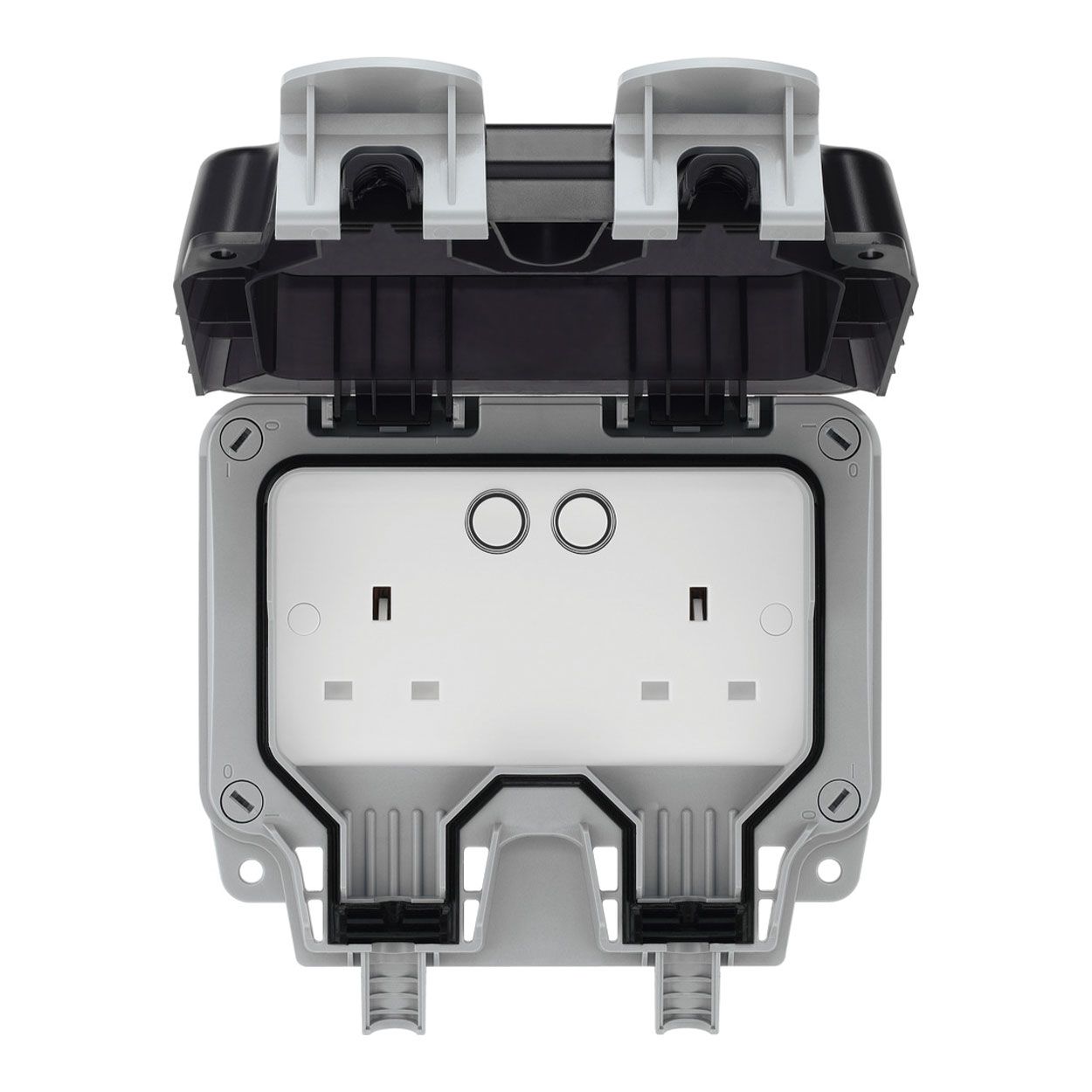 BG Weatherproof 2 Gang Smart Socket