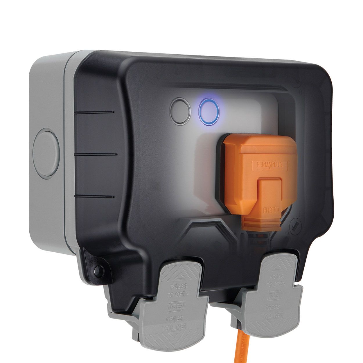 BG Weatherproof 2 Gang Smart Socket