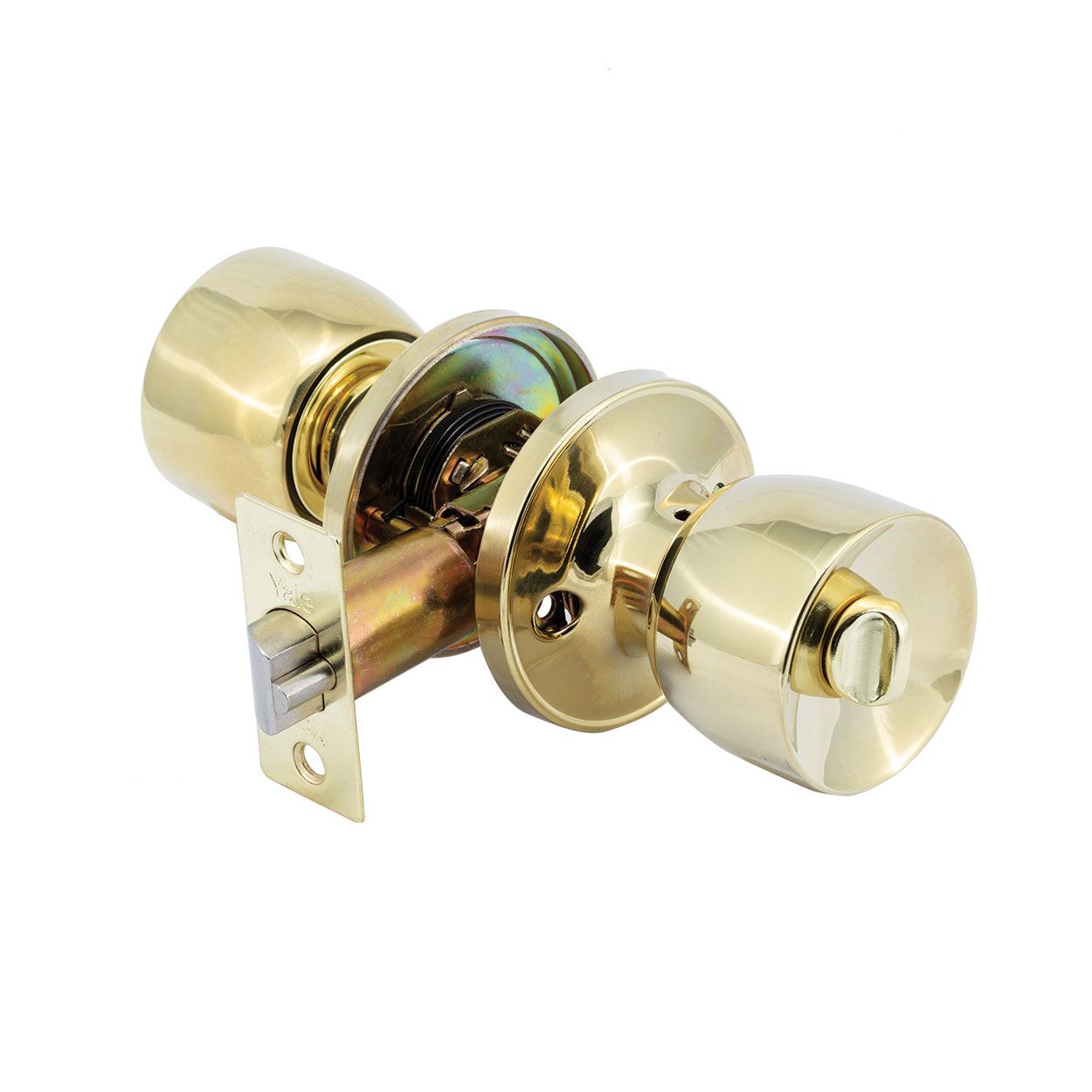 Yale Entrance Knob Set - Brass