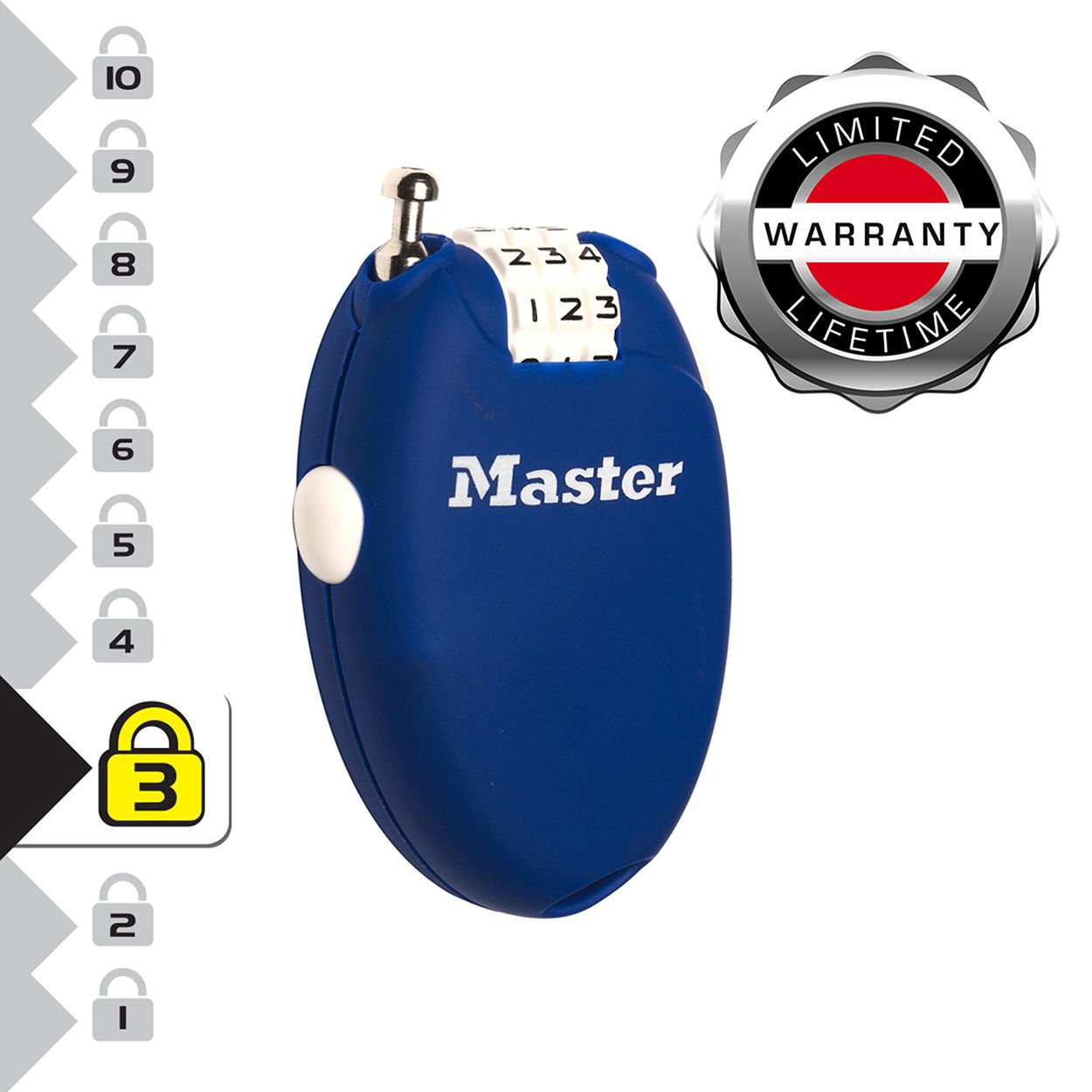Master Lock 70cm Cable Combination Padlock