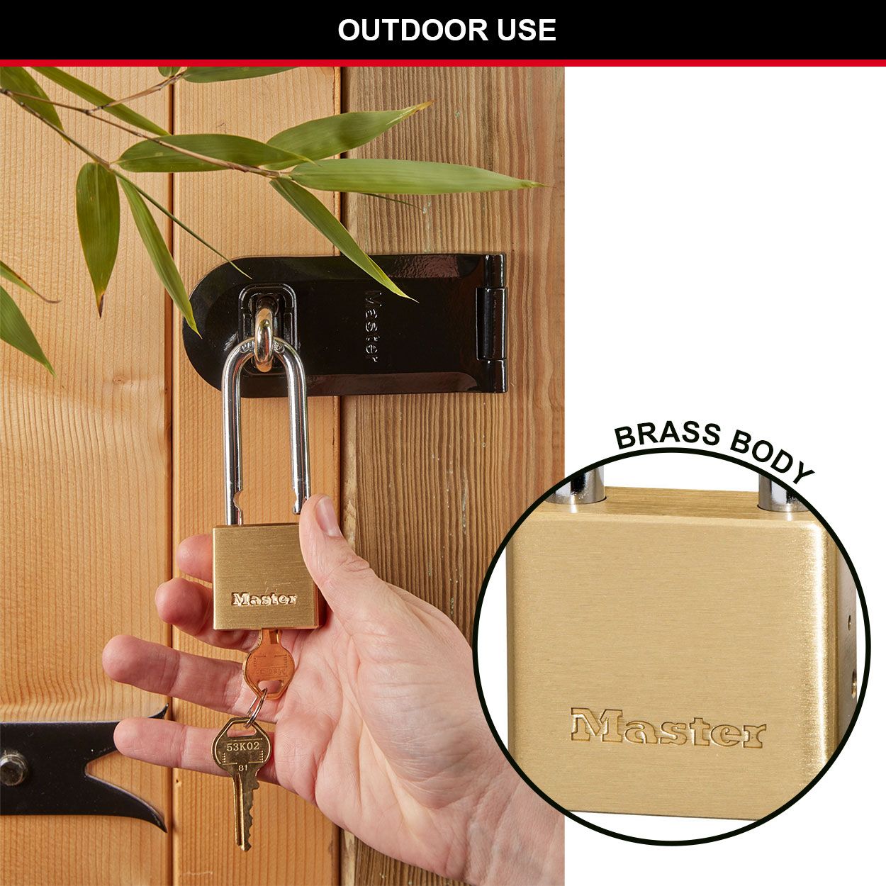 Master Lock 44mm Solid Brass Padlock