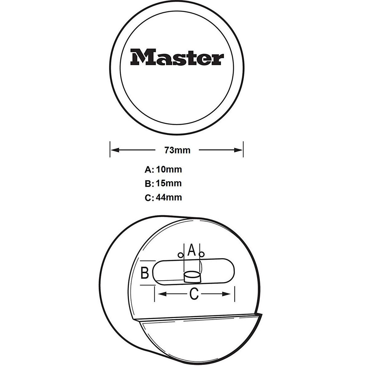 Master Lock Heavy Duty Van Lock and Hasp