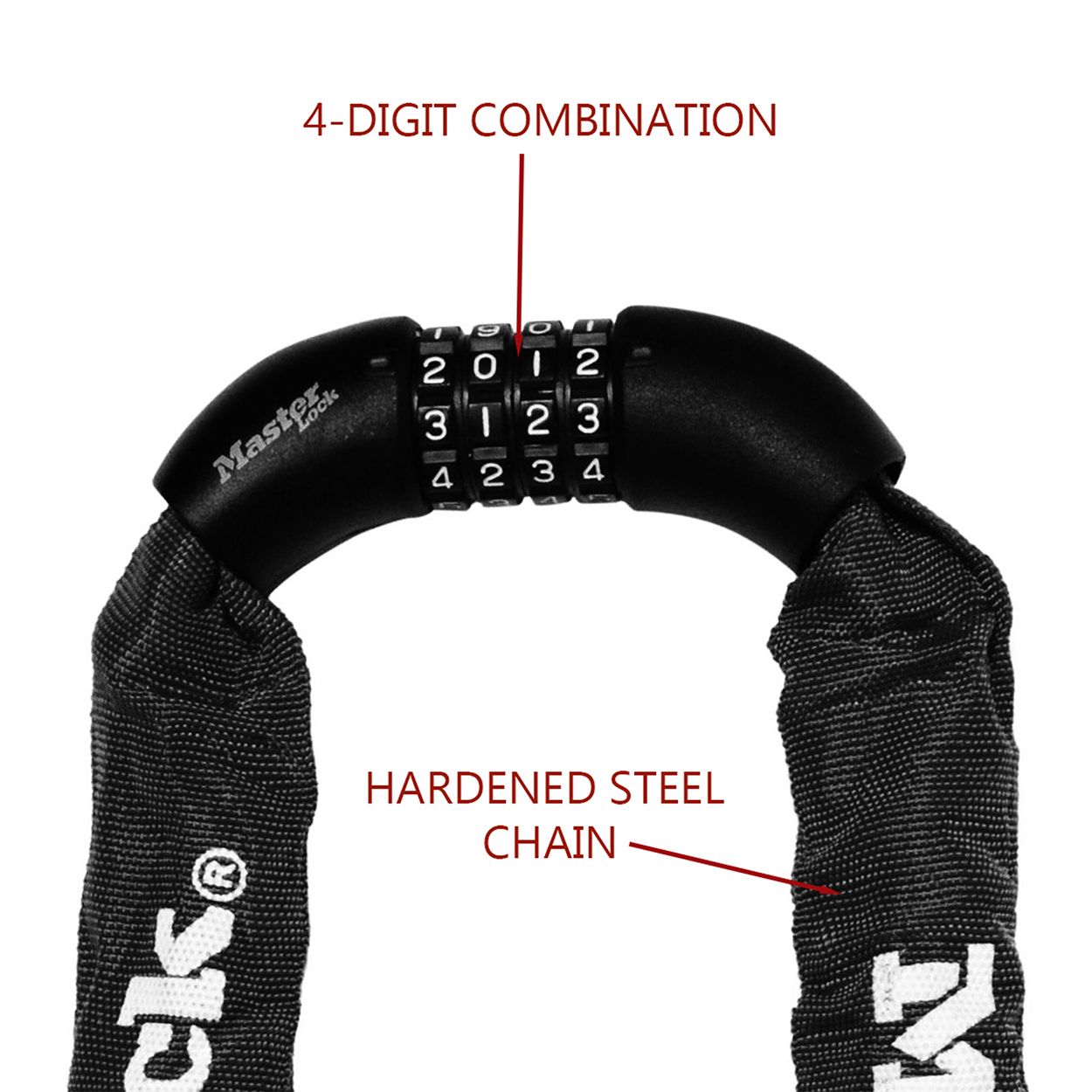 Master Lock 90cm Chain Combination Lock
