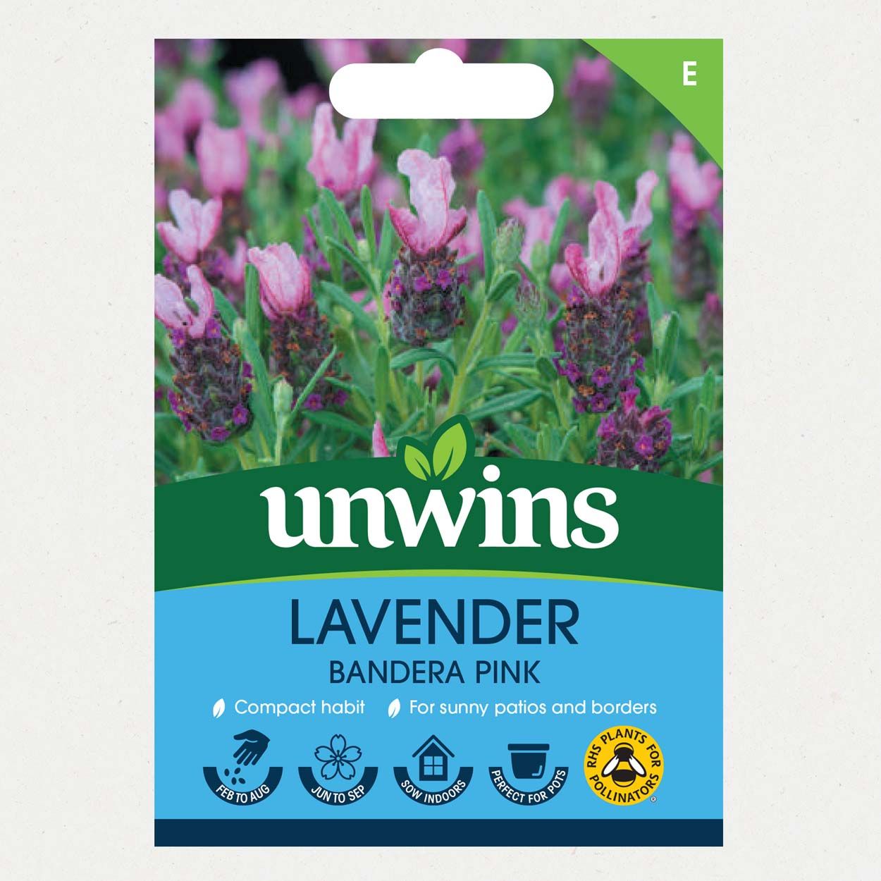 Lavender Bandera Deep Pink