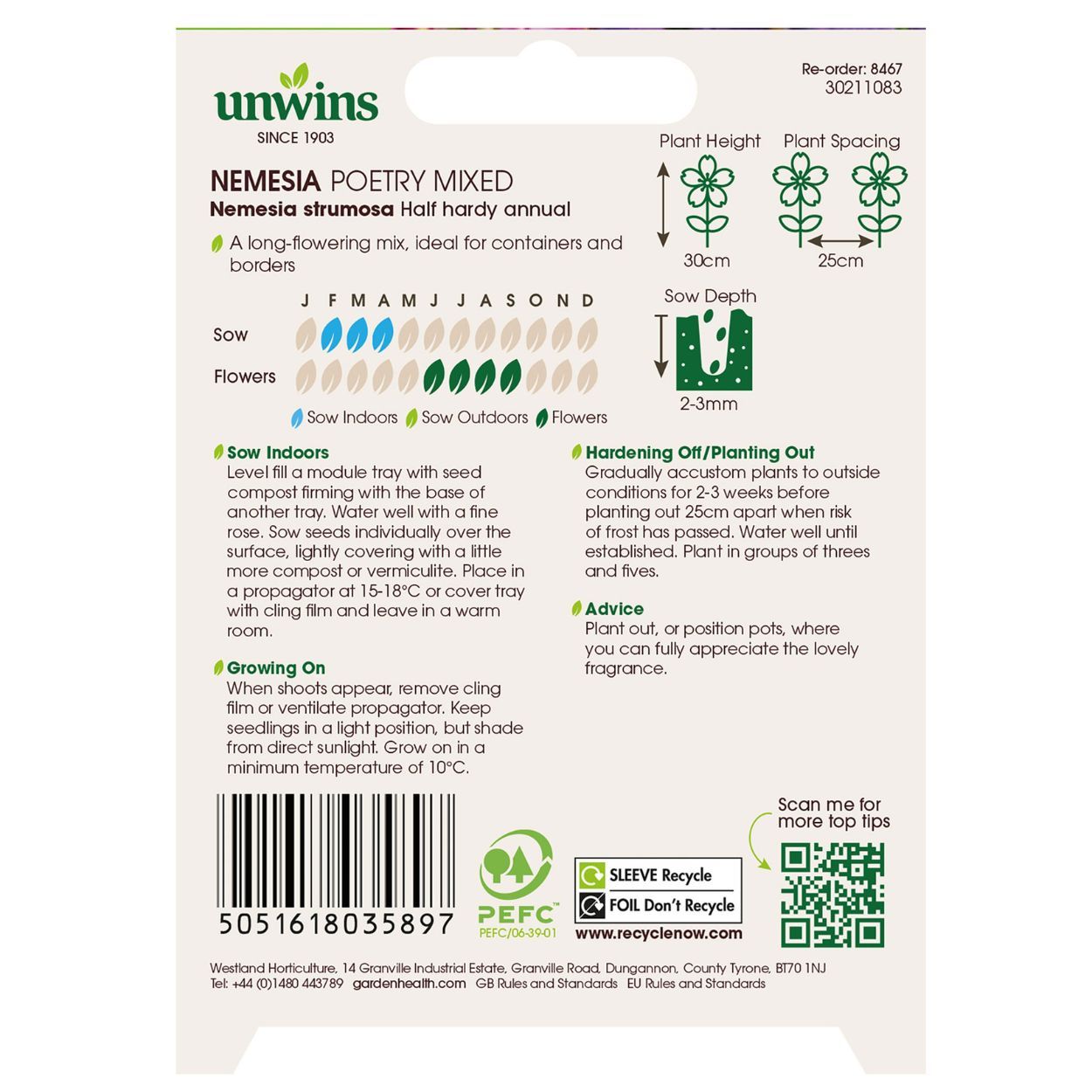 Nemesia Poetry Mixed