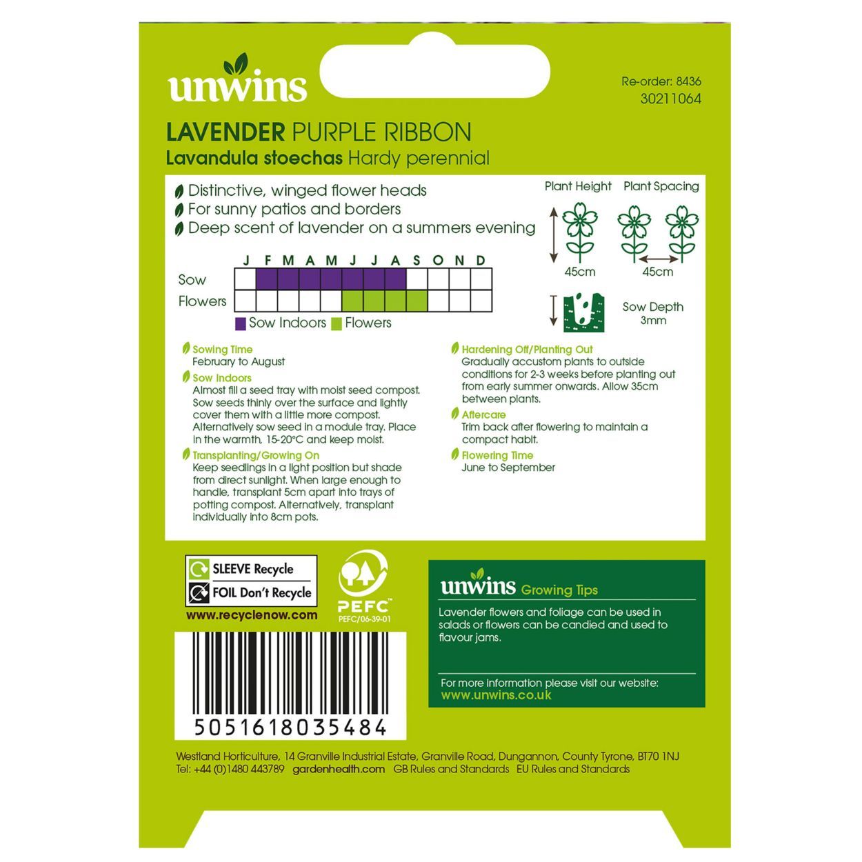 NH Lavender Purple Ribbon