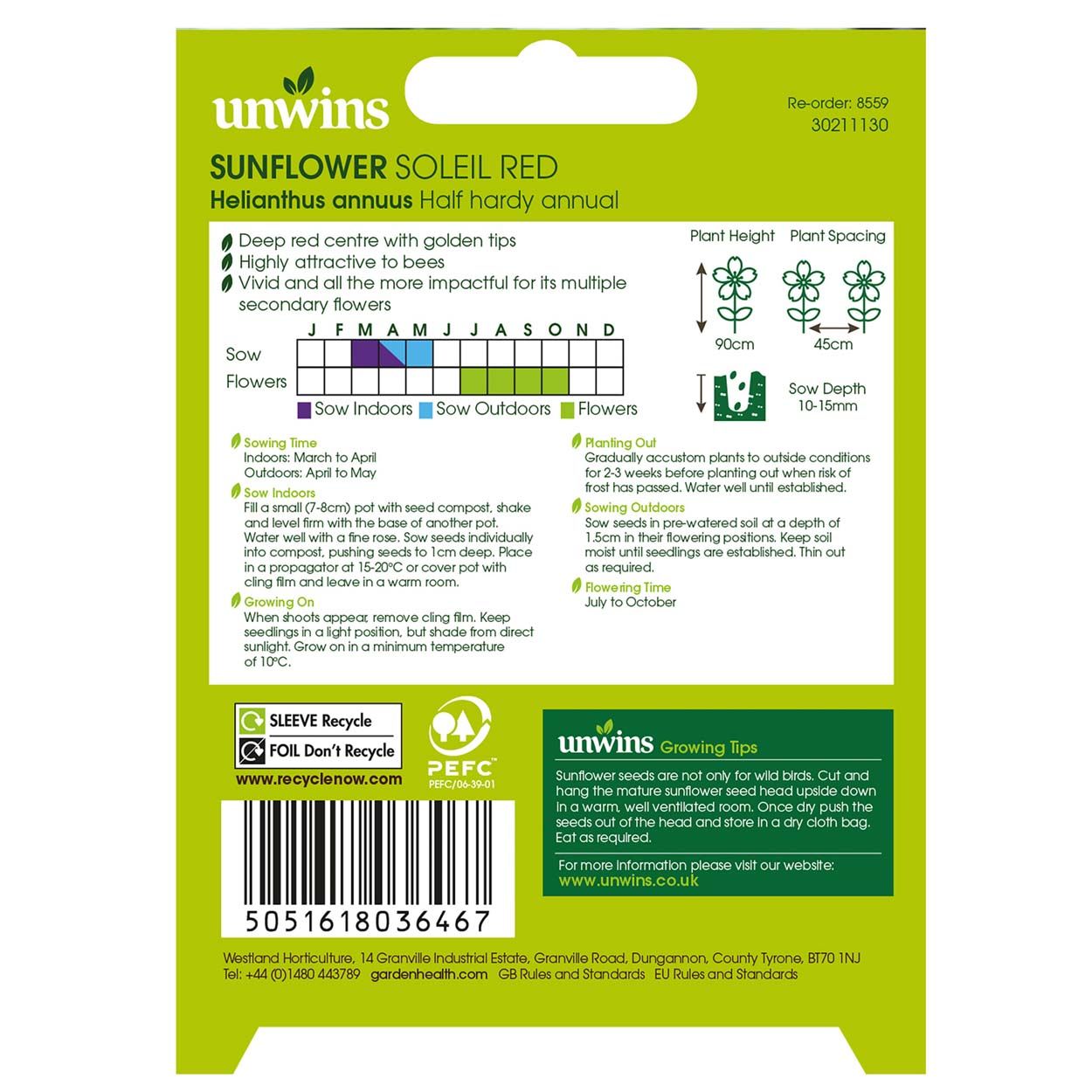 NH Sunflower Soleil Red