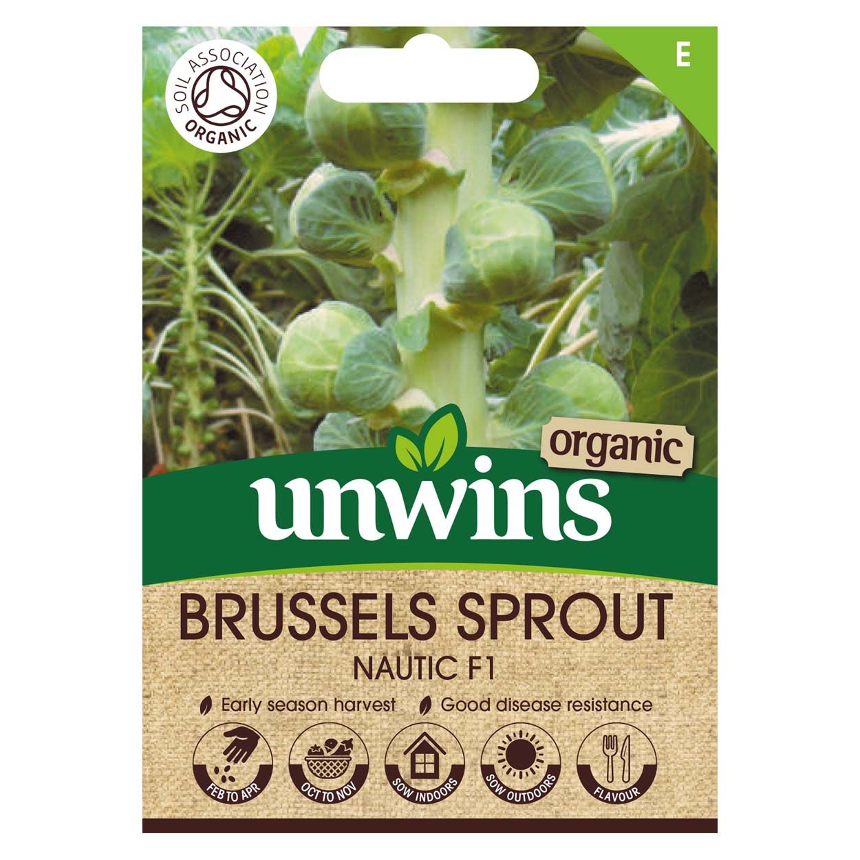 Brussels Sprout Nautic F1 (Organic)