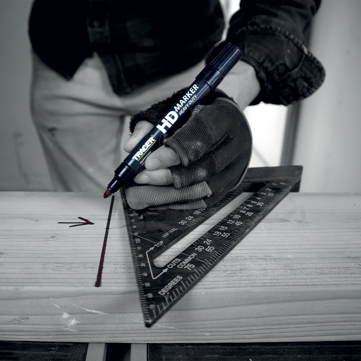 Tracer Heavy Duty Marker Black