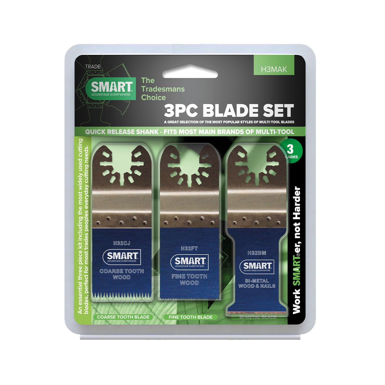 Smart Trade Series 3Pc Blade Set